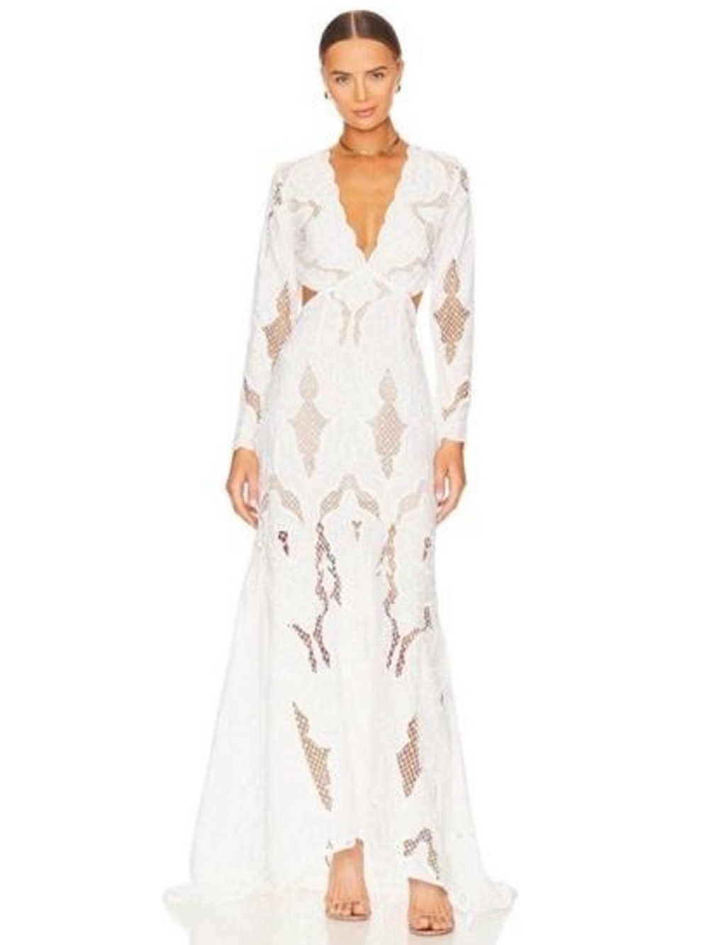 Elliatt White Lace Bridal Registry Gown XXS